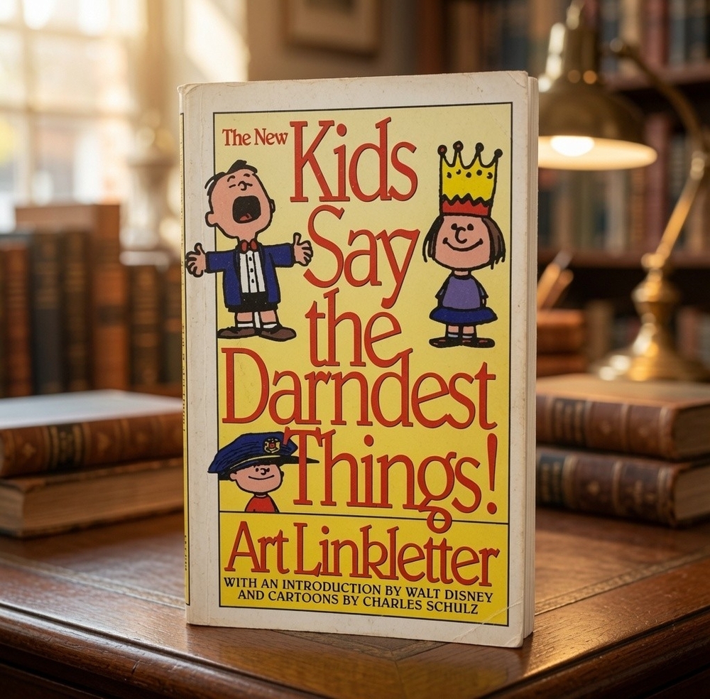 SIGNED Kids Say the Darndest Things Art Linkletter Autographed VG Vintage